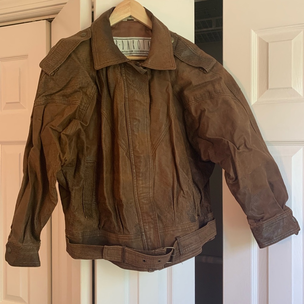 Leather jacket